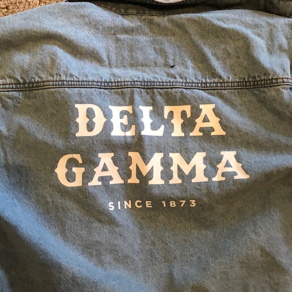 DELTA GAMMA JEAN JACKET - Picture 2 of 8